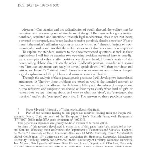 The All too Human Welfare State